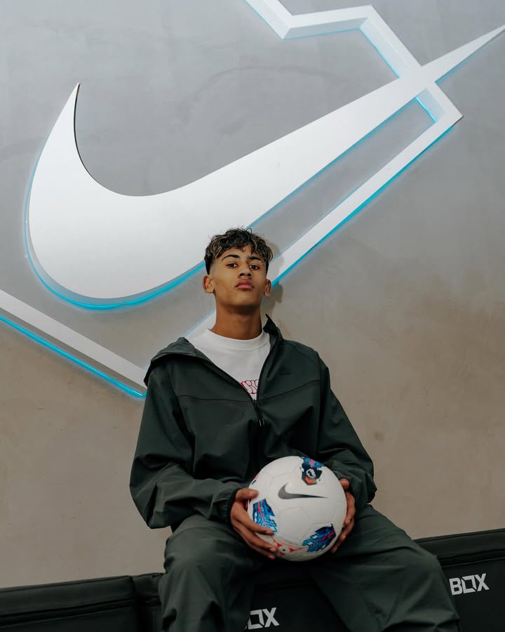 JJ Gabriel after signing a new contract with Nike (Photo via Gabriel on Instagram)