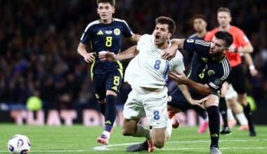 Greece suffers 3-1 defeat in Glasgow