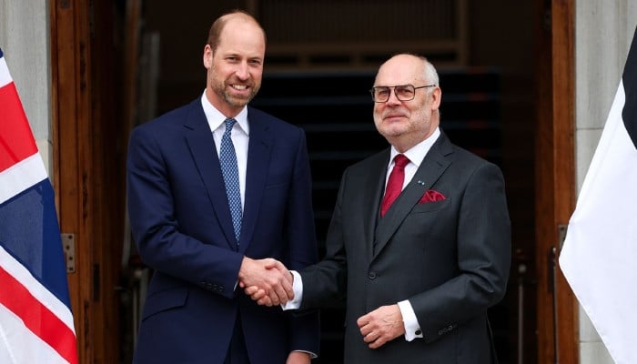 Prince William hosts Estonian President at Windsor on behalf of King Charles