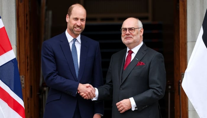 Prince William hosts Estonian President at Windsor on behalf of King Charles