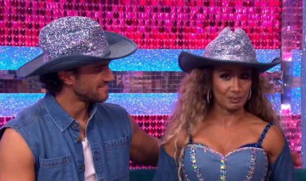 Balvinder Sopal and her Strictly partner