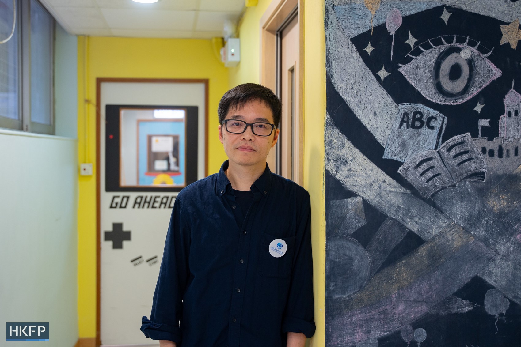 Joe Tang, a social worker and the centre-in-charge of Hong Kong Christian Service’s online addiction counselling centre. Photo: Kyle Lam/HKFP.