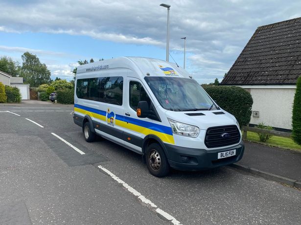 The stolen vehicle.