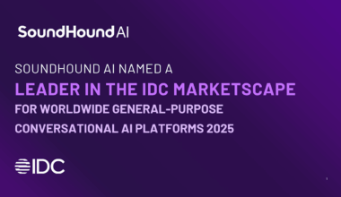 SoundHound AI Named a Leader in IDC MarketScape for Worldwide General-Purpose Conversational AI Platforms 2025