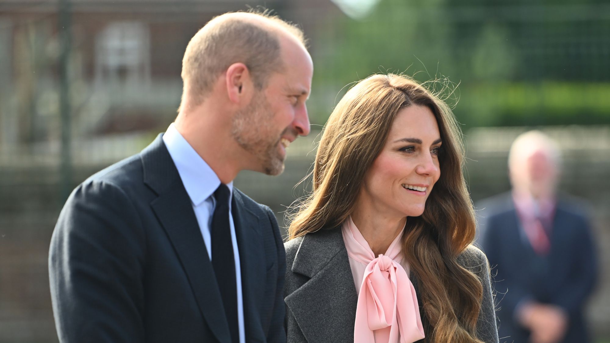 The Prince and Princess of Wales visit Southport