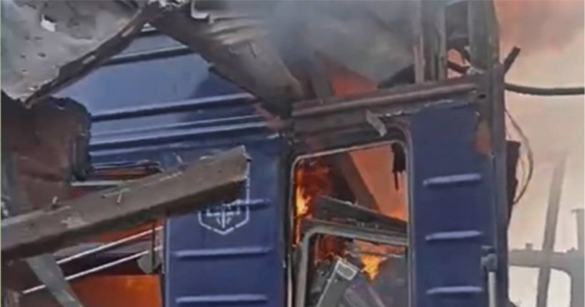 Russian Drone Strike On Ukrainian Passenger Train Kills At Least 1, 'Dozens' Of Casualties