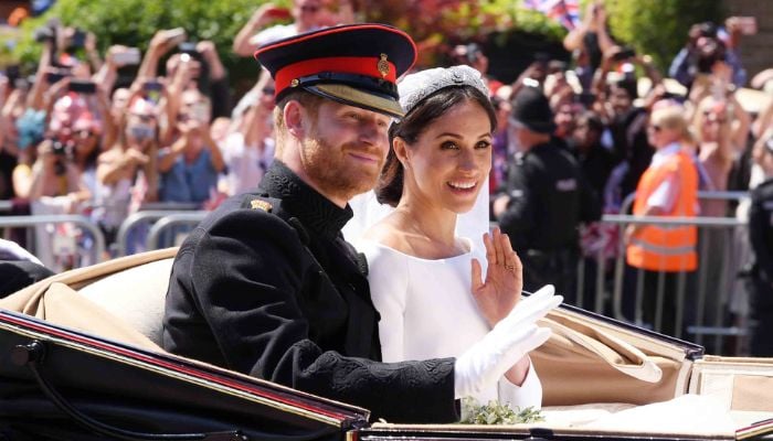 Prince Harry caught in embarrassing moment on his wedding day