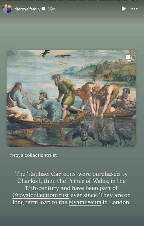 Buckingham Palace highlights Prince of Waless historic artworks after Vatican trip