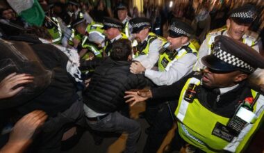 Pro-Gaza protesters clash with police outside Downing Street | UK | News