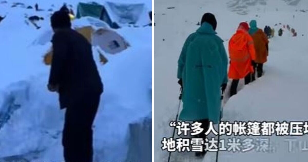 Mount Everest: More than 1,000 people trapped by blizzard on mountain | World | News