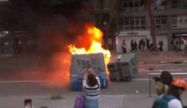 Riots rock major Spanish city as protesters burn cars and clash with police | World | News
