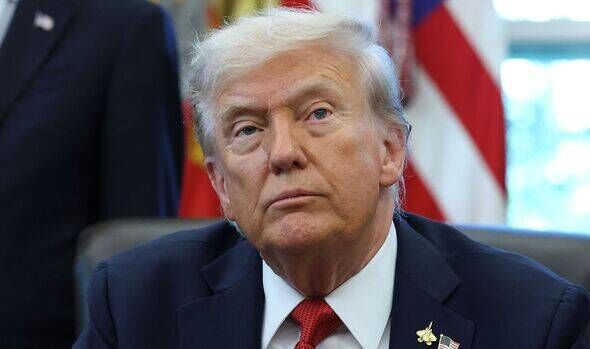 President Trump Speaks In The Oval Office