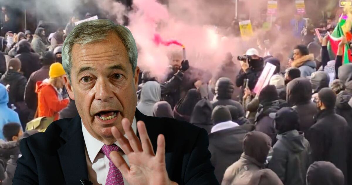 Nigel Farage slams East London protesters as 'foreign invading army' | Politics | News