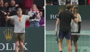 Paris Masters stars take shots at each other in ugly spat hours after match | Tennis | Sport