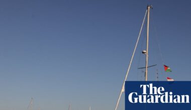 Pro-Palestine flotilla heading towards Gaza ‘harassed by Israeli naval boats’ | Gaza