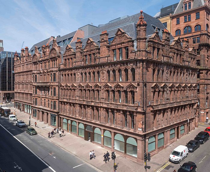 Restored Glasgow office building aims to address 'best-in-class' supply shortage