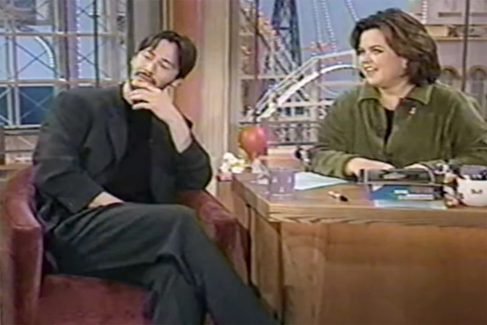ABC Rosie O'Donnell interviewing Keanu Reeves