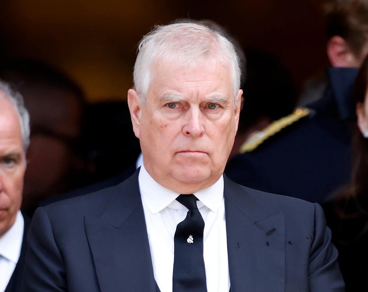 LONDON, UNITED KINGDOM - SEPTEMBER 16: (EMBARGOED FOR PUBLICATION IN UK NEWSPAPERS UNTIL 24 HOURS AFTER CREATE DATE AND TIME) Prince Andrew, Duke of York attends Katharine, Duchess of Kent's Requiem Mass service at Westminster Cathedral on September 16, 2025 in London, England. Katharine, Duchess of Kent was married to Prince Edward, Duke of Kent, a first cousin of Queen Elizabeth II. She died on September 4 at the age of 92 at Kensington Palace surrounded by her family. Having converted to Catholicism in 1994, her funeral takes place at Westminster Cathedral and is the first Catholic funeral to be held for a member of the royal family in modern British history. Her Royal Highness will be laid to rest at the Royal Burial Ground at Frogmore, Windsor. (Photo by Max Mumby/Indigo/Getty Images)