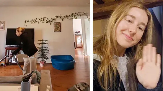 Ally has revealed the more mundane parts of life to fight against overconsumption. Picture: Ally Perdikaris.