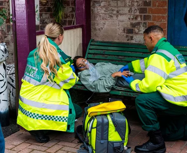 Paramedics tend to Asha next week as it's clear she's struggling more and more