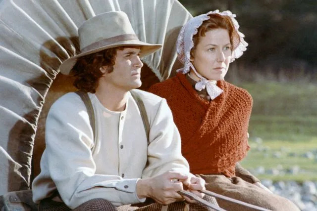 NBCU Photo Bank/Getty Michael Landon (left) and Karen Grassle in 'Little House on the Prairie'