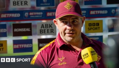 Ian Watson during his time as head coach of Huddersfield Giants