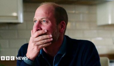 Prince William visited Rhian Mannings at her home