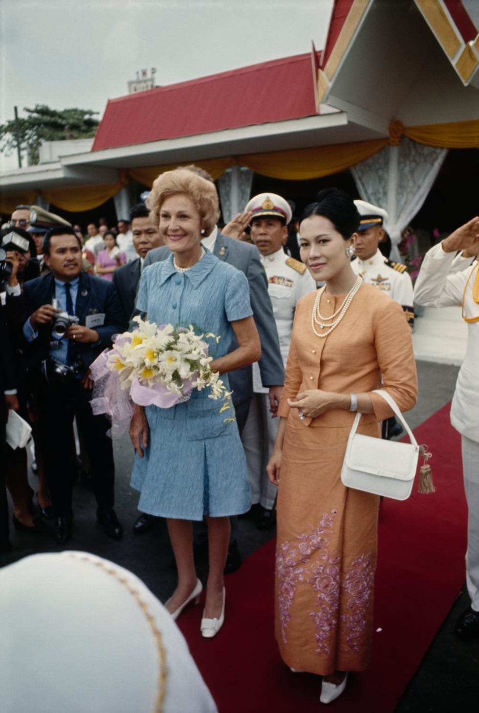 Pat Nixon And Queen Sirikit