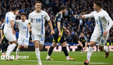 Scotland v Greece stats graphic