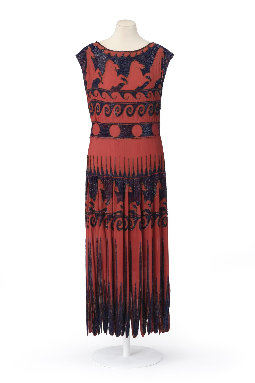 A silk crepe dress from a winter 1921 collection by fashion house Madeleine Vionnet. Photo: Handout