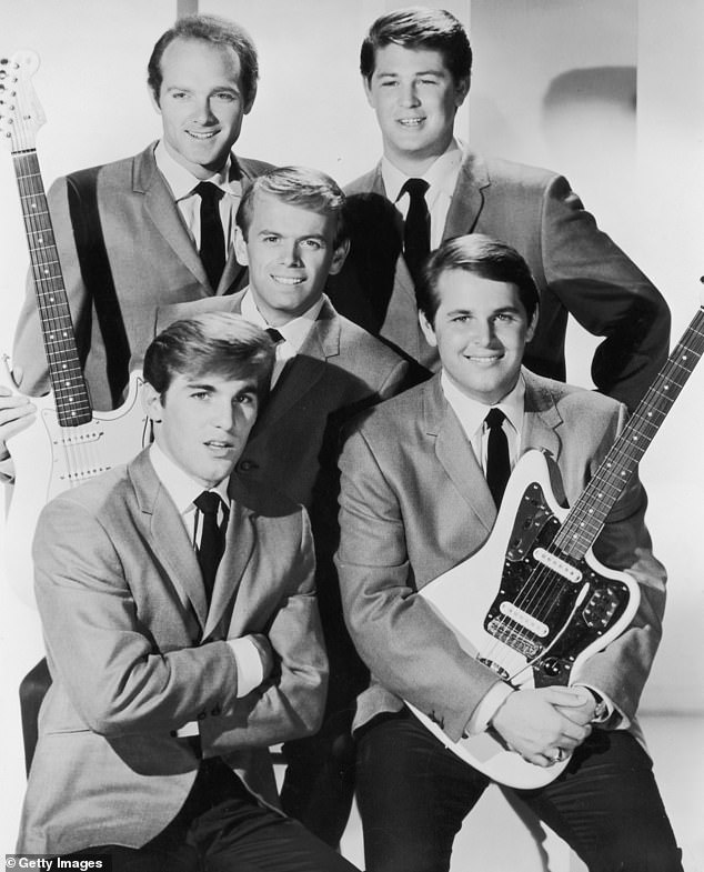 The Beach Boys are pictured in 1964