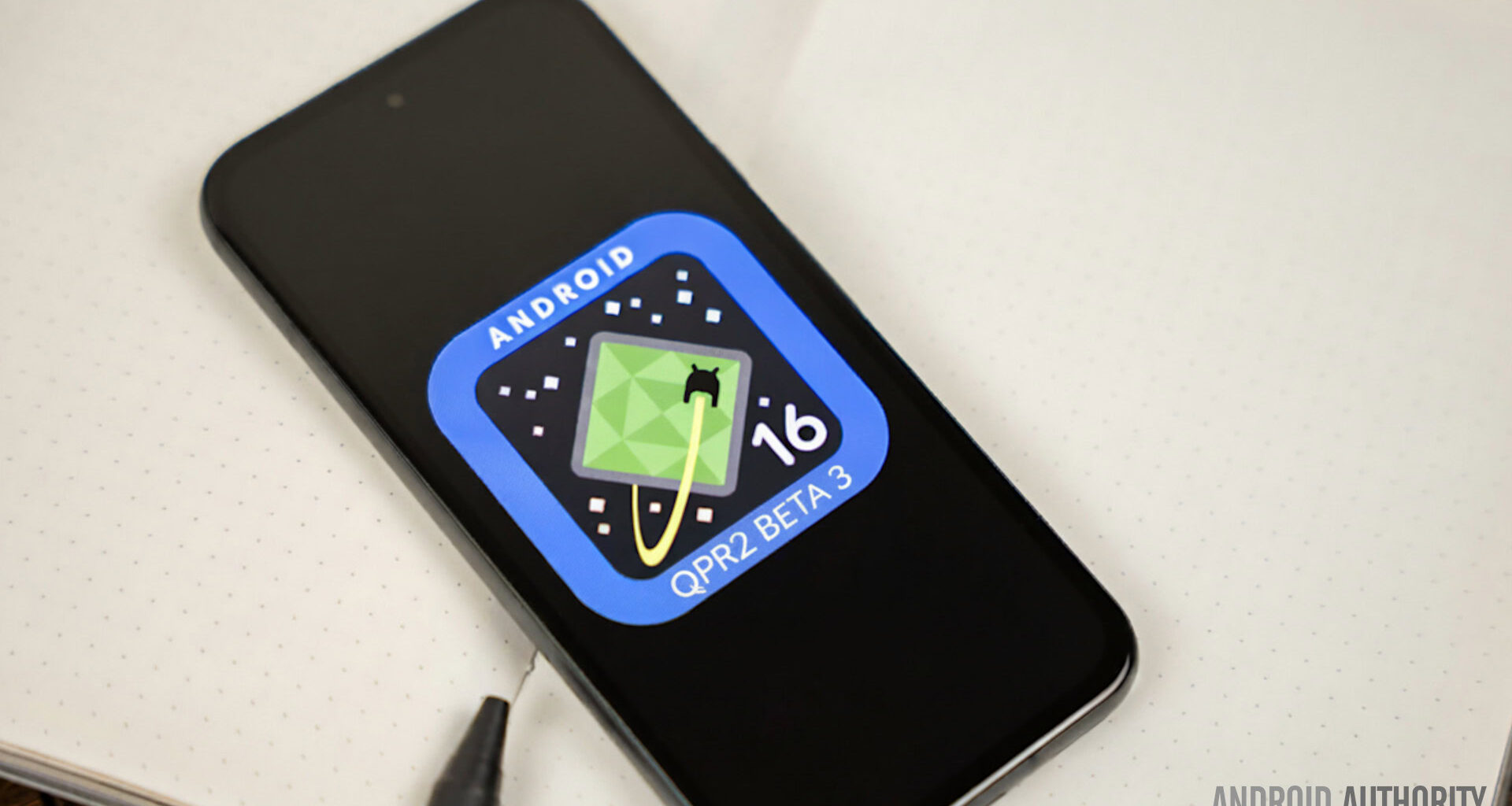 Android 16 QPR2 Beta 3 logo