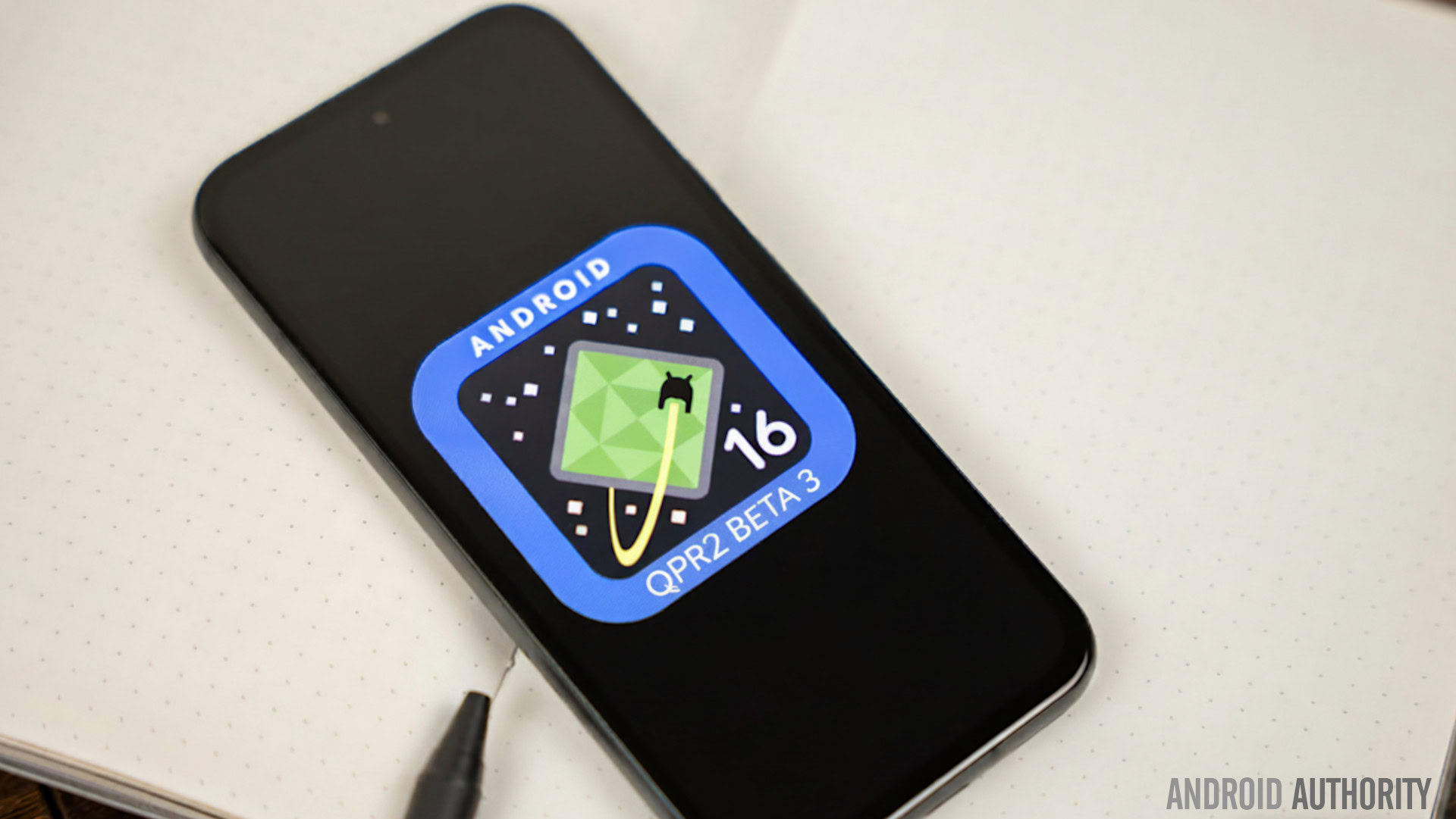 Android 16 QPR2 Beta 3 logo