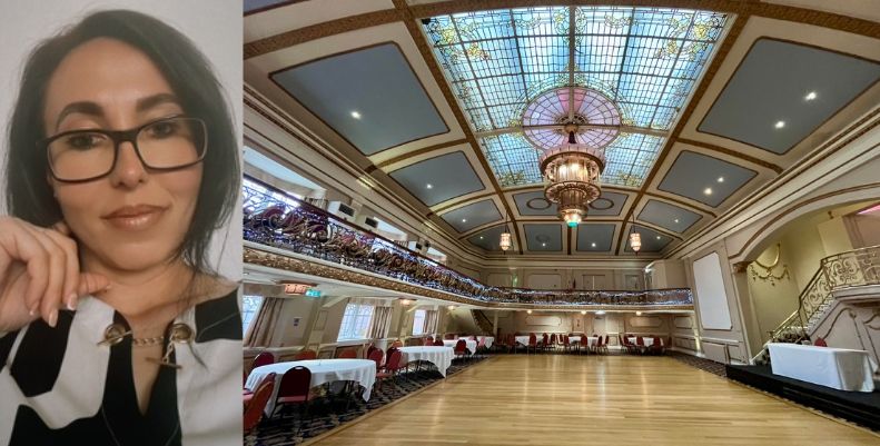 Anikó Agócs is taking part in the Strictly event at ther Prince Of Wales Hotel in Soputhport to raise funds for Queenscourt Hospice