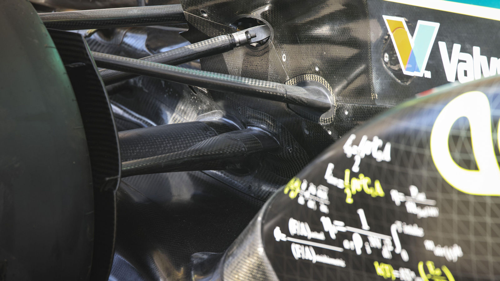 Aston Martin AMR25 rear suspension