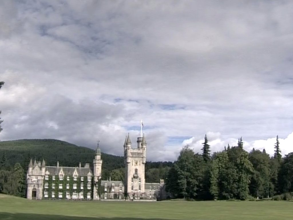 Balmoral Castle from a wide cameral shot
