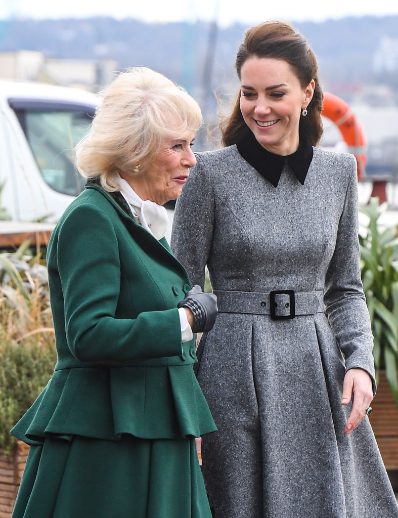 Queen Camilla and Kate Middleton 