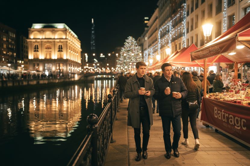 Bilbao lights up northern spain with christmas charm