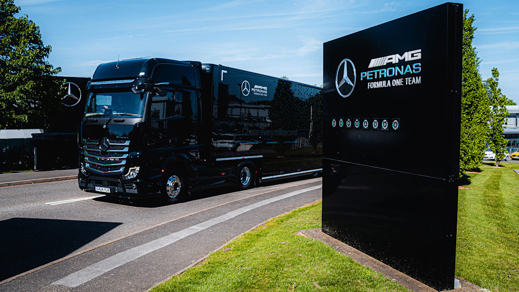 Mercedes-AMG PETRONAS F1 Team achieves 99% sustainable fuels coverage across 2025 European season race and marketing truck logistics