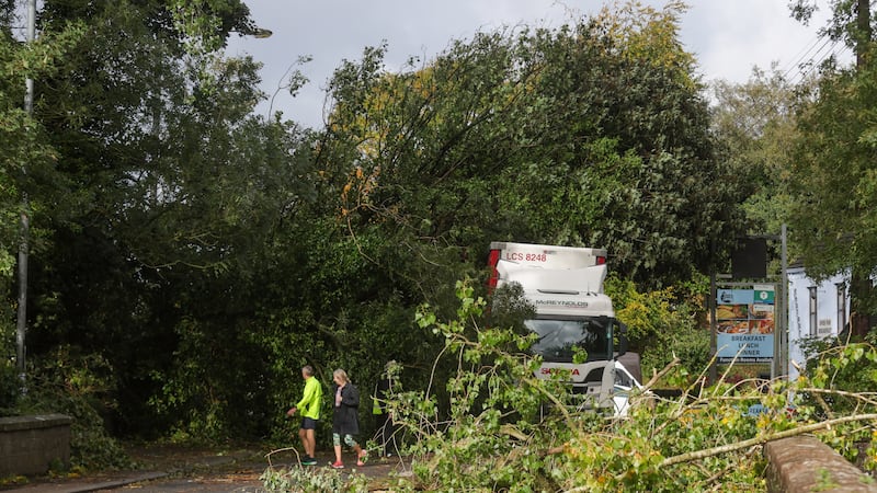 Storm Amy live updates: Northern Ireland homes hit by power cuts as disruption continues on Saturday