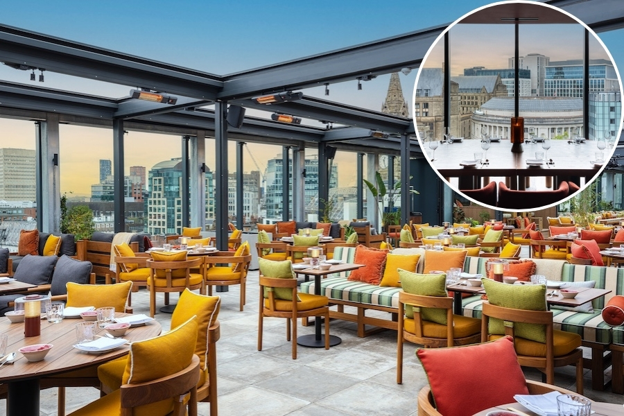 New rooftop restaurant with 360° views opens at Gary Neville’s St Michael’s