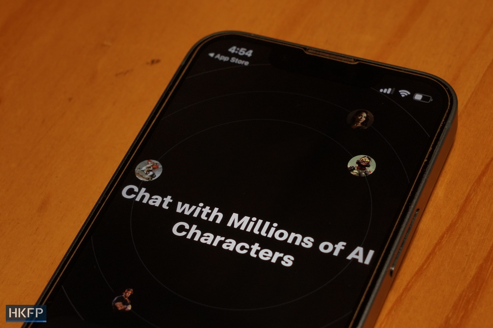 The Character.AI app