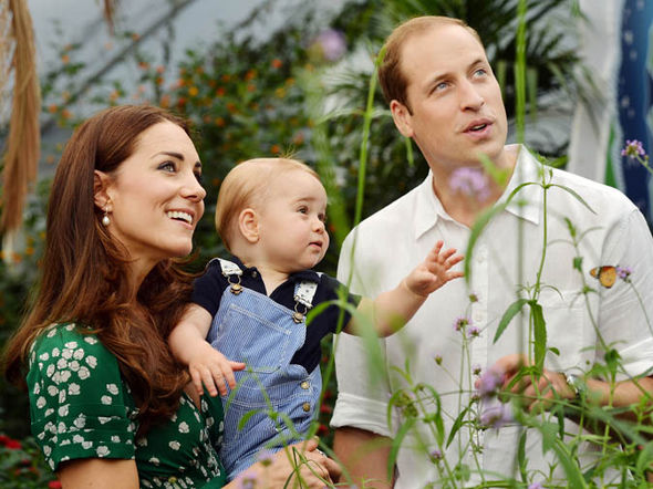PRINCE WILLIAM AND KAT MIDDLETON AND SON GEORGE  PRINCE WILLIAM AND KAT MIDDLETON AND SON GEORGE