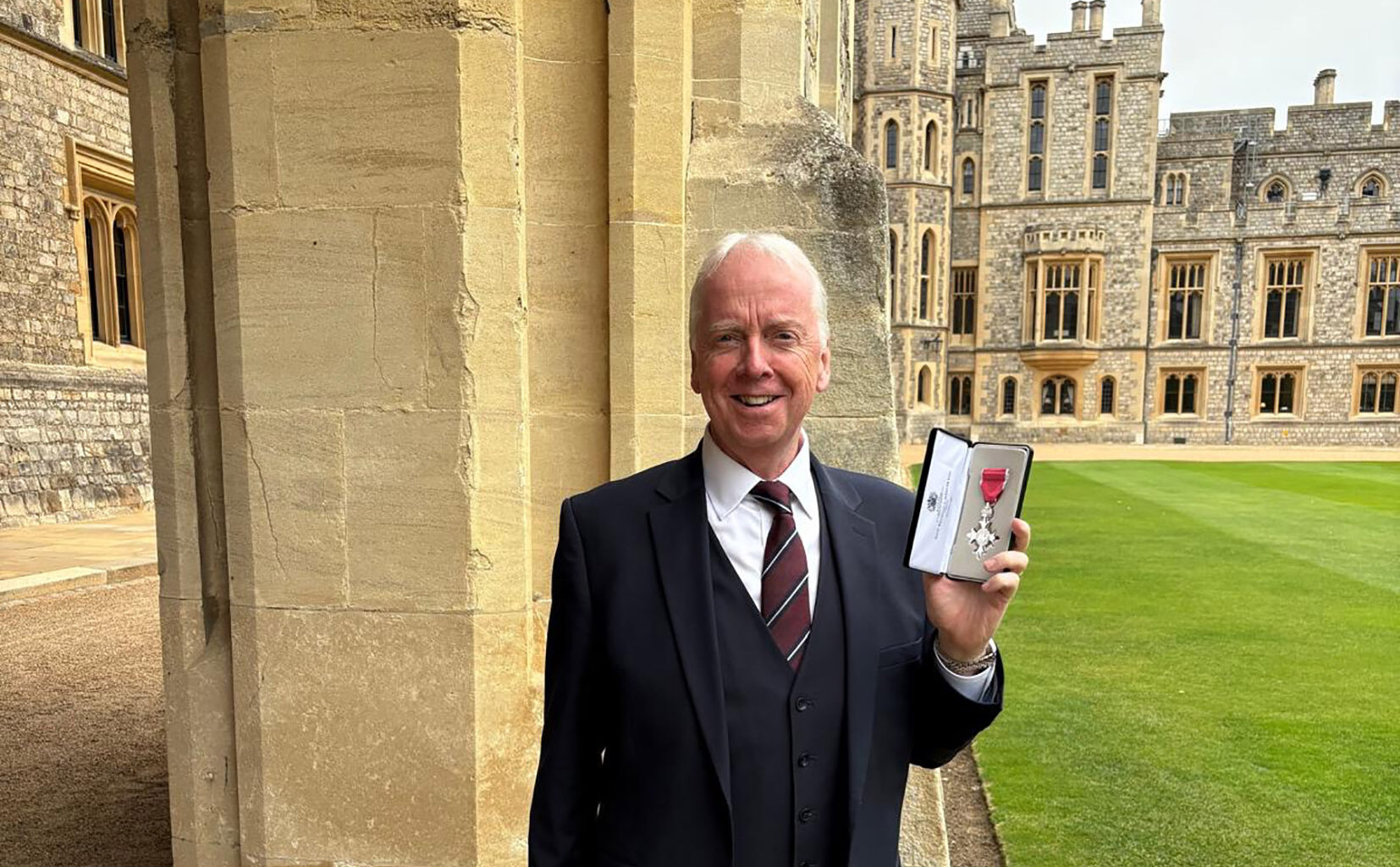 Autonomous aviation expert receives MBE from Prince William