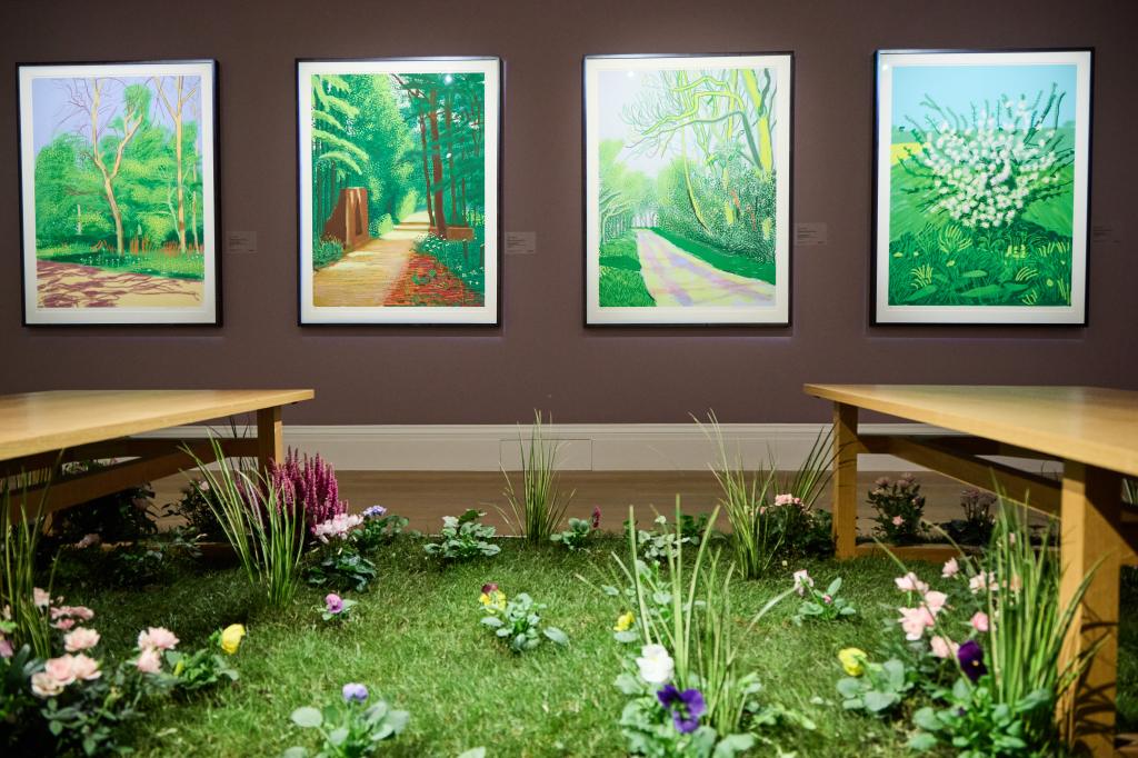 David Hockney's iPad Drawings Smash High Estimate at Sotheby's