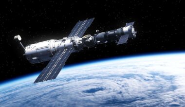 Future space cities orbiting Earth