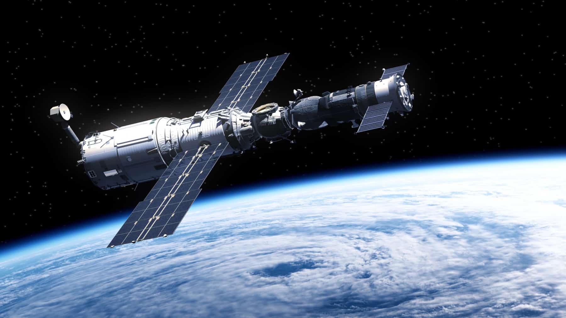 Future space cities orbiting Earth
