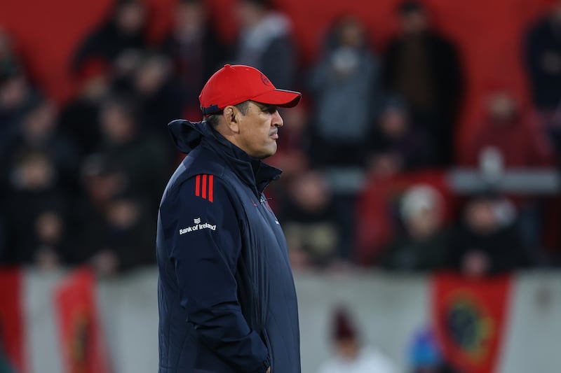 Munster head coach Clayton McMillan watches his team beat Cardiff 23-20 at Thomond Park, Limerick on Saturday. Photograph: Ben Brady/Inpho