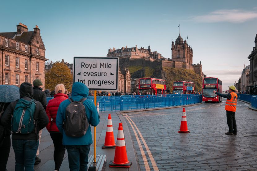 Edinburgh’s october roadworks and closures