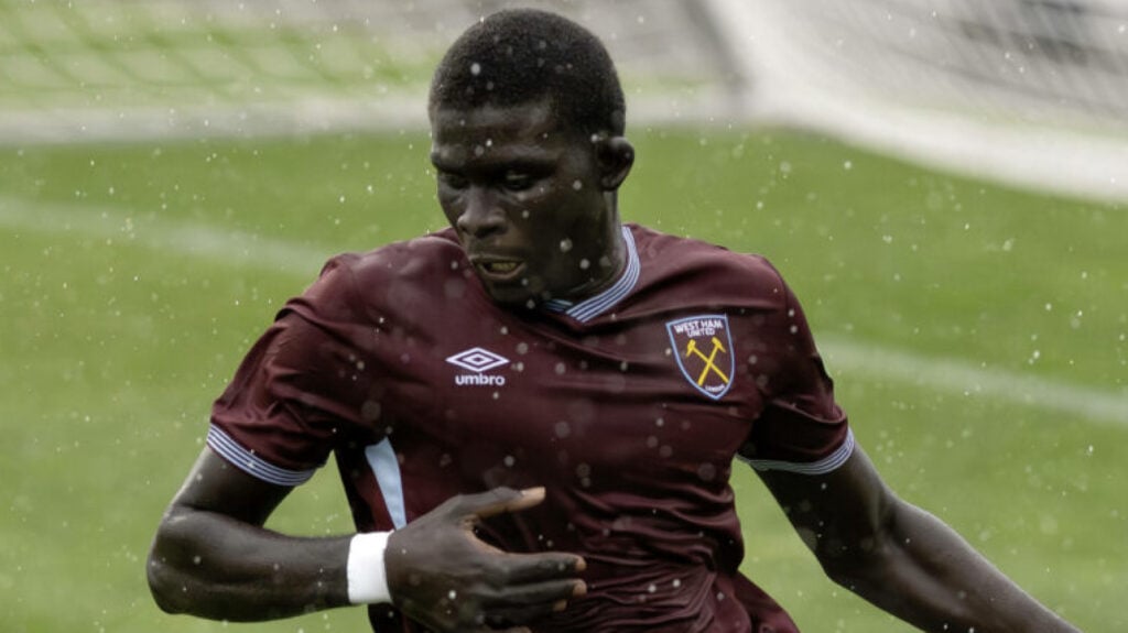 El Hadji Malick Diouf for West Ham in pre-season.